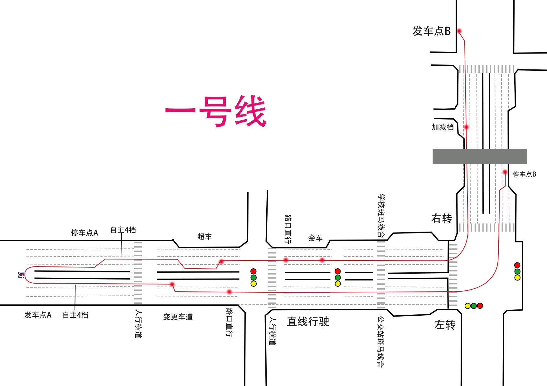 复盛科目三路线图最新