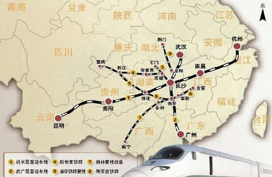 喻昆高铁最新线路图