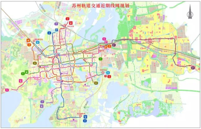 苏州5号线最新地铁线路图