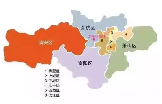 杭州市区域划分最新