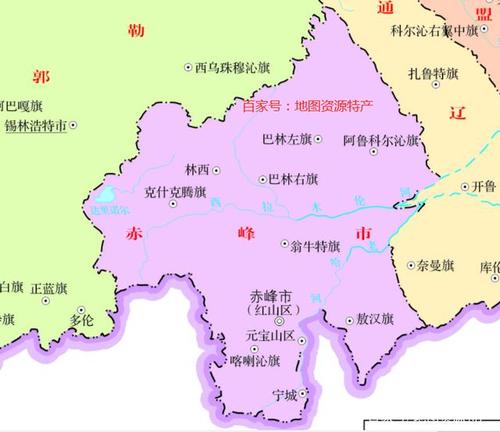 赤峰市地图高清版最新